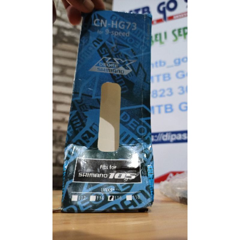 Rantai Bike Chain Shimano Deore 9 Speed