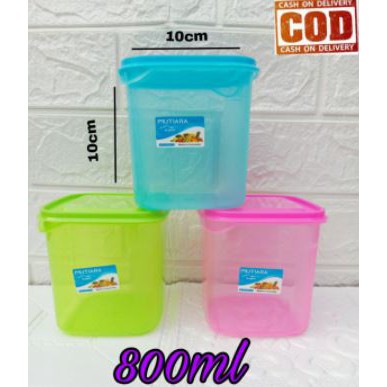 Toples KOTAK KMP 500 ml, 800 ml, 1000 ml / toples kue kering Toples Container Zayn