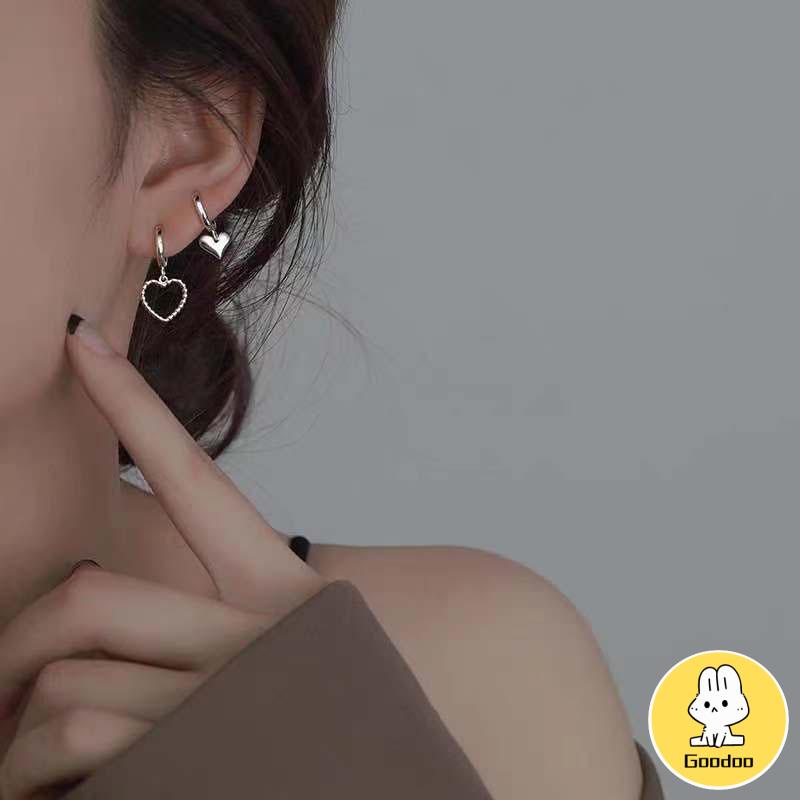 Anting Klip S925 Gaya Korea Untuk Wanita -Doo