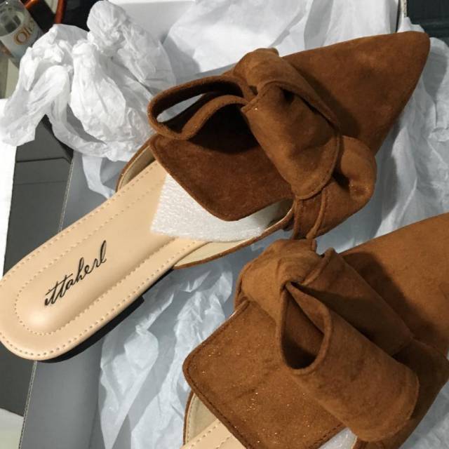 Ittaherl jackie Holiday Mules Amber sz 40