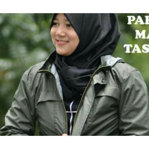 Grosir Jaket Bolak Balik Wanita Jumbo Parka XXL  WaterProff Original / COD Jaket Jumbo Waterproff Big Size Keren