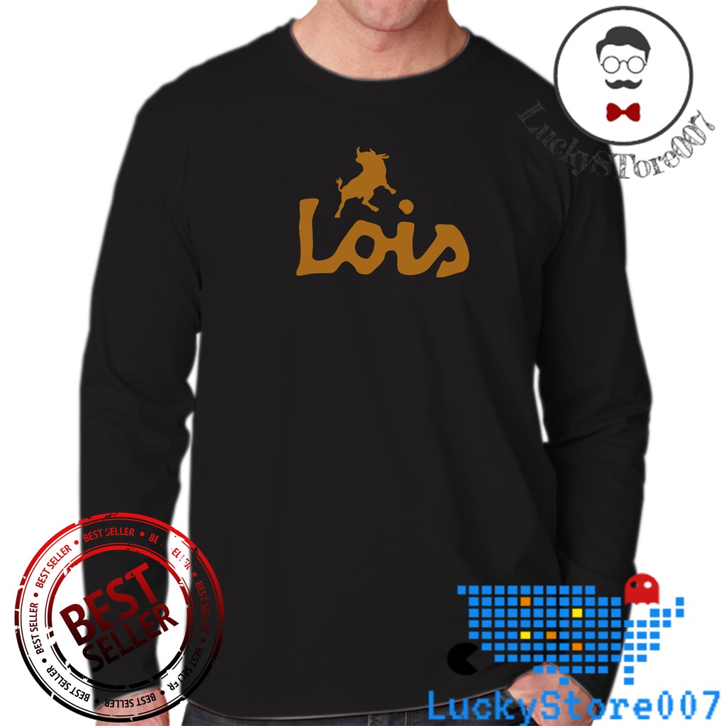 Kaos Lengan Panjang Pria Wanita Keren/LOIS/Premium High Quality