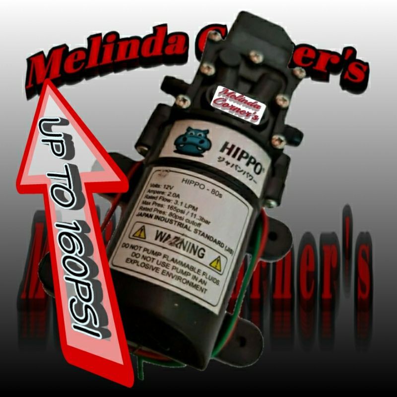 Pompa steam DC 'HIPPO'Japan technology