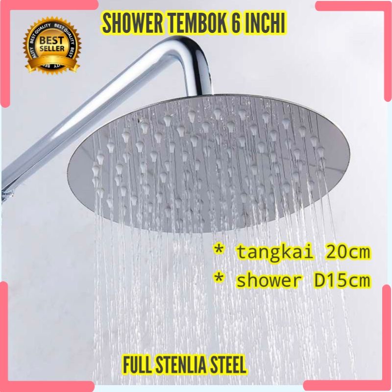 SHOWER TEMBOK SHOWER DINDING SHOWER TANAM SHOWER  TANCAM SHOWER TEMPEL SHOWER GANTUNG WALL SHOWER