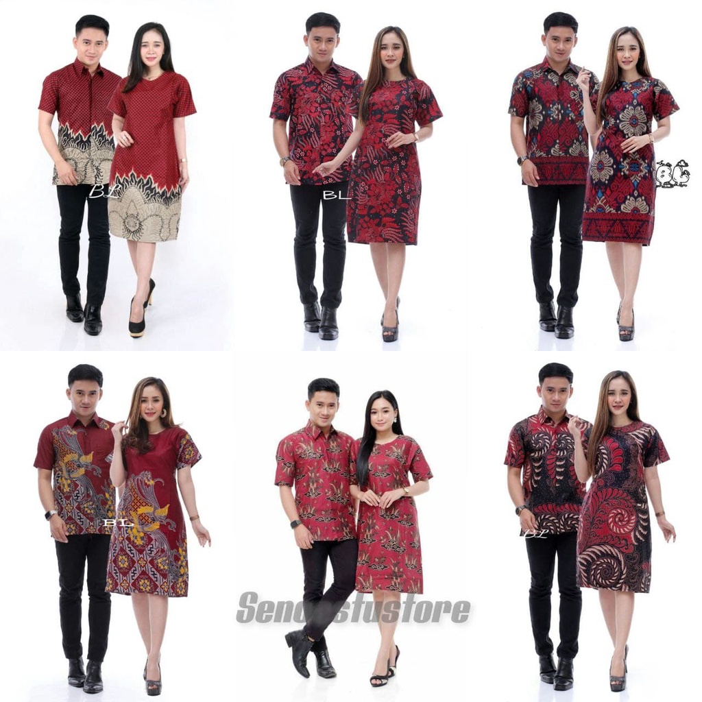 Dress couple seragam Kerja IMPLEK trending new arrival Dress batik Dress Natal Dress implek new art