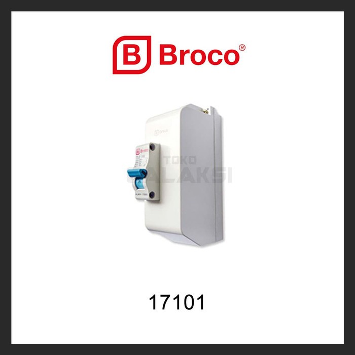 BOX MCB BROCO 1 GRUP KOTAK RUMAH MCB 1 GRUP 220V ob box UNIVERSAL 17101