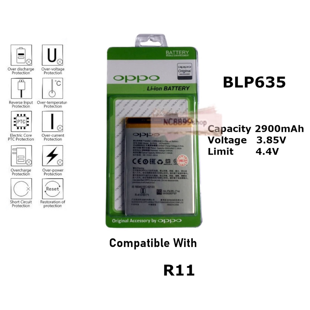 Batre Baterai Battery Original BLP635 F9 / R11