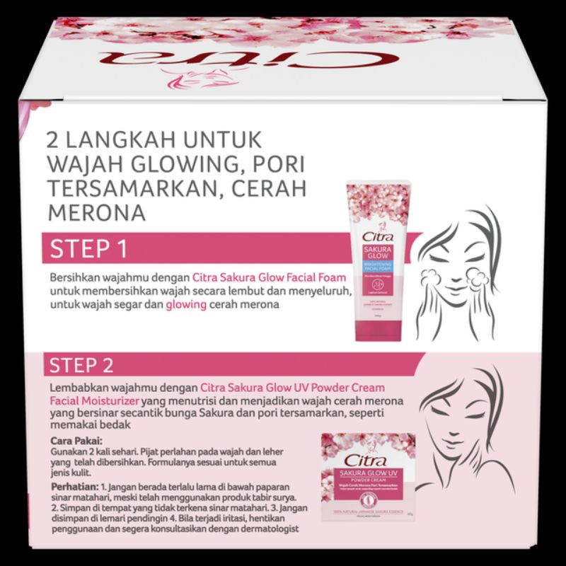 Citra Sakura Glow UV Powder Cream 40gr