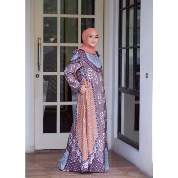 Kain Maxmara dan Pradacrepe Melati motif (harga per 0,5m)