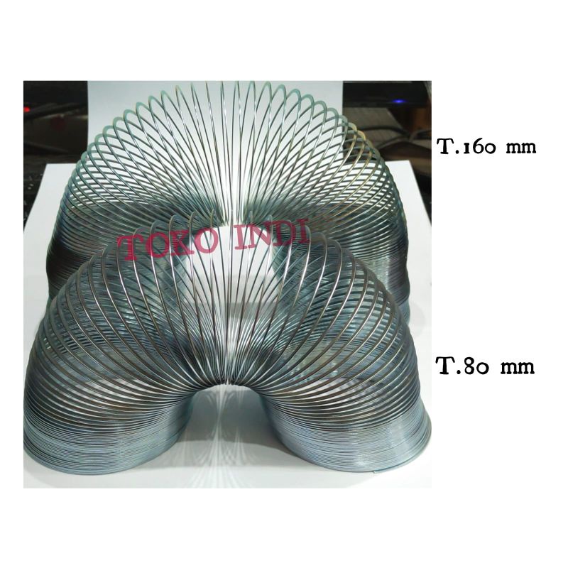 Slinki Berbagai Ukuran/Slinky/Pegas Spiral/Alat Percobaan Gelombang