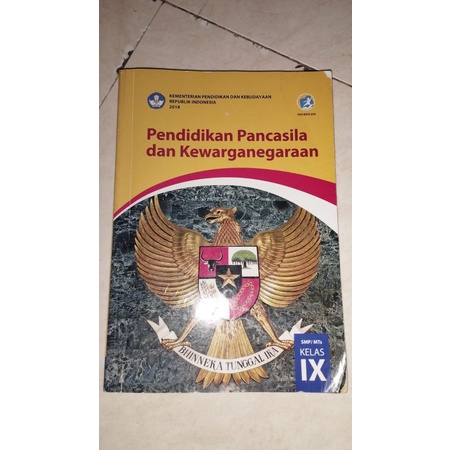 Buku PPKN  kelas 9