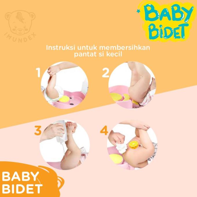 Bidet bayi alat pencebok pembersih pantat bayi rambut IMUNDEX