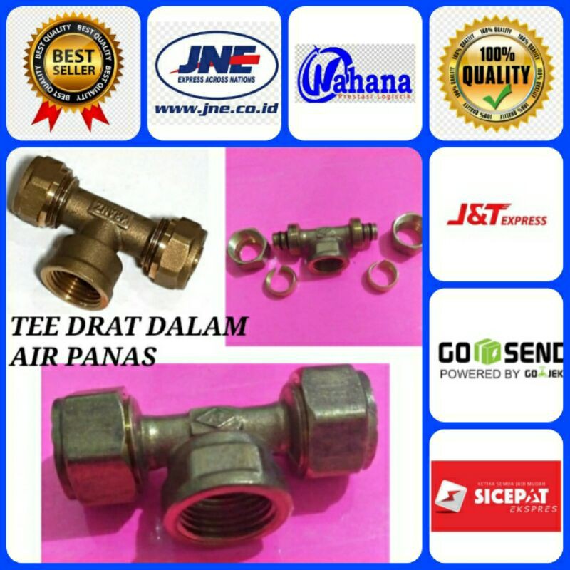 TEE DRAT DALAM AIR PANAS/SCOK NEPEL TEE KNEE SOCK SAMBUNG KUNINGAN