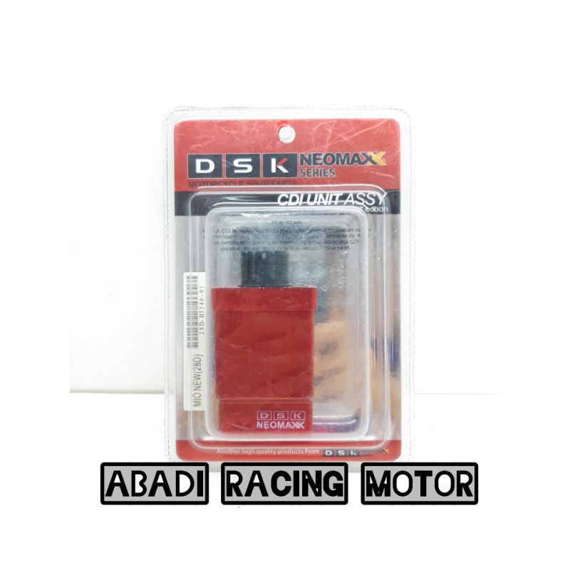Cdi Dsk Unlimer Racing Vega ZR - Mio New - Mio Sporty - Mio Smile Tenaga Naik 20%
