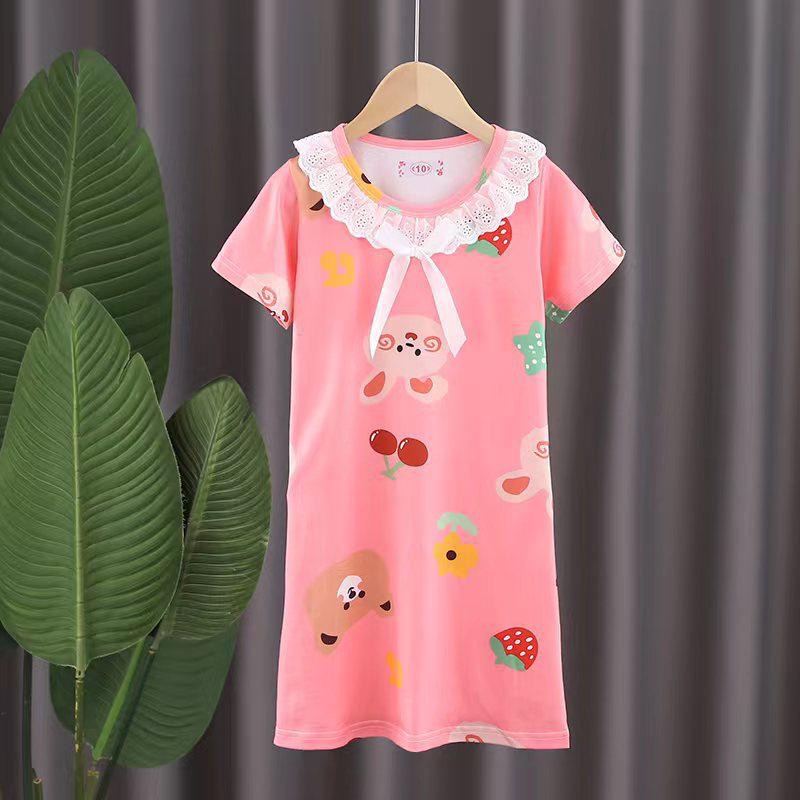 PREMIUM COTTON DASTER RENDA IMPORT ANAK | DST004 | DRESS IMPORT ANAK USIA 4-9 TAHUN | DRES ANAK IMPORT | PAKAIAN TIDUR ANAK