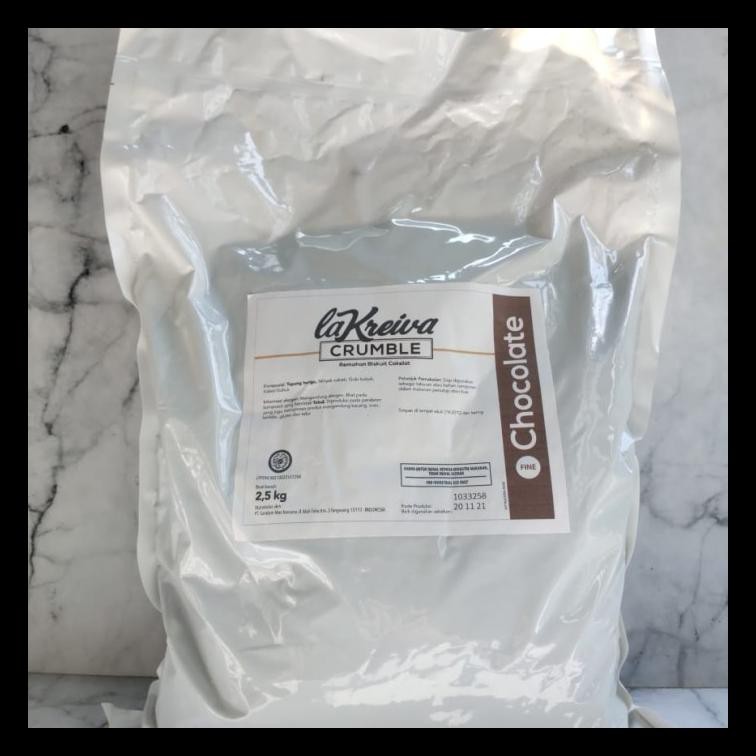 

GRATIS ONGKIR CHOCOLATE COKLAT CRUMBLE CRUMB LA KREIVA 500GR !!