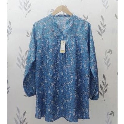 Rayon Motif 0021 - Blouse Katun Rayon - Motif Kembang Kecil - Fathin Basic - SHOPIE Hijabstyle-7