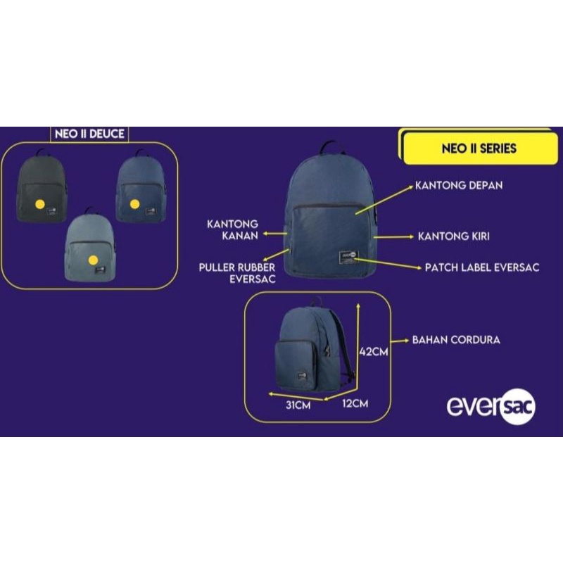 RANSEL MURAH EVERSAC NEO II