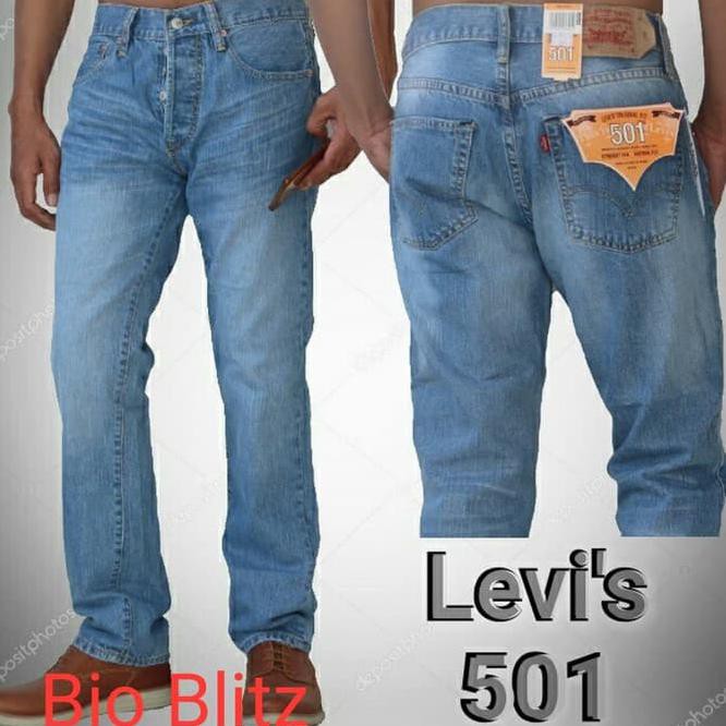 1jhm celana levis 501 original import - biru garment, 28 wxwh