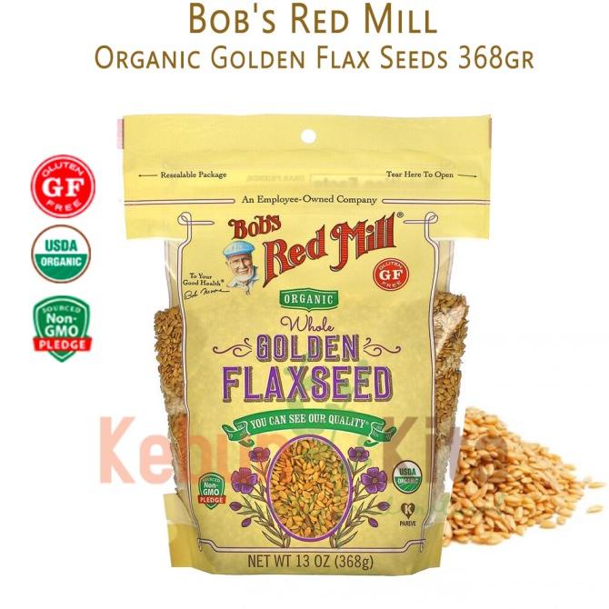 

Bob's Red Mill Organic Golden Flax Seeds 13 oz ( 368gr )
