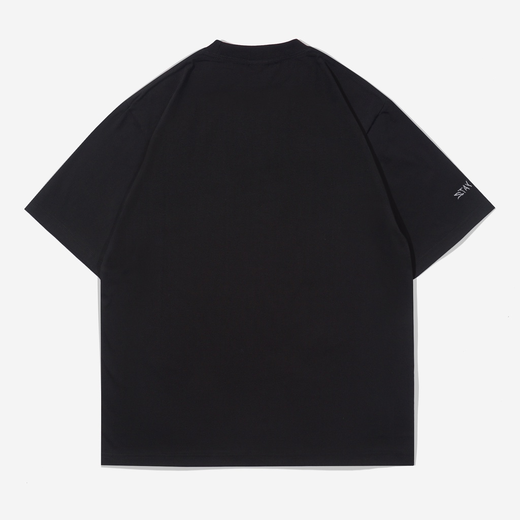 CUTS | T-Shirt Oversize | STAY WASTED | Black