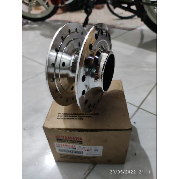 Tromol depan RX KING original baru bubut gilap cnc