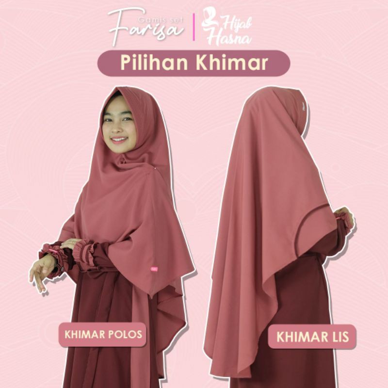 Gamis Set Farisa by Hasna hijabku