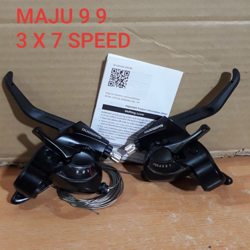 Shifter 3 x 7 Speed Shimano EF41 Sepeda Mtb federal Ori