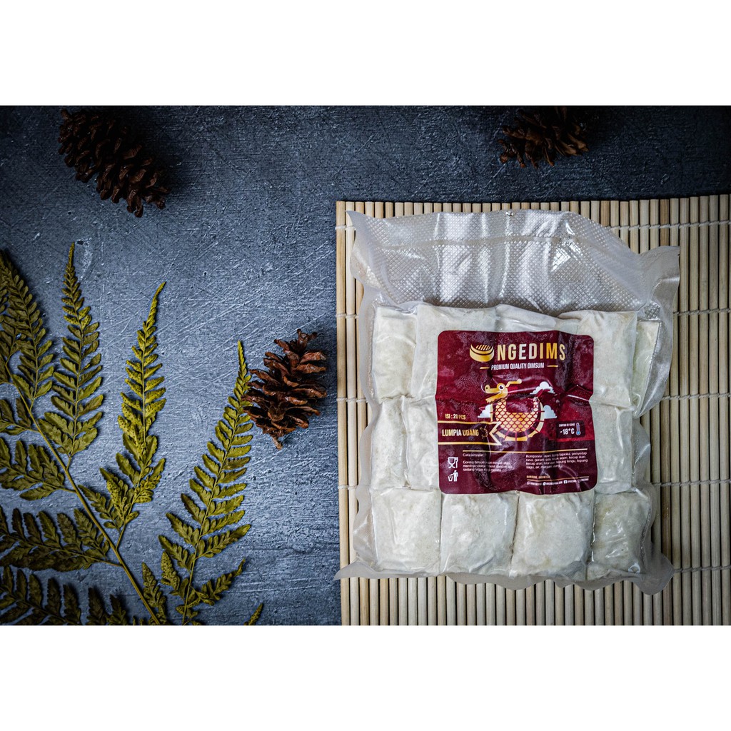 

Frozen Dimsum Goreng Lumpia Udang isi 20 pcs FREE Chilli Oil 60 ml - NGEDIMS DIMSUM