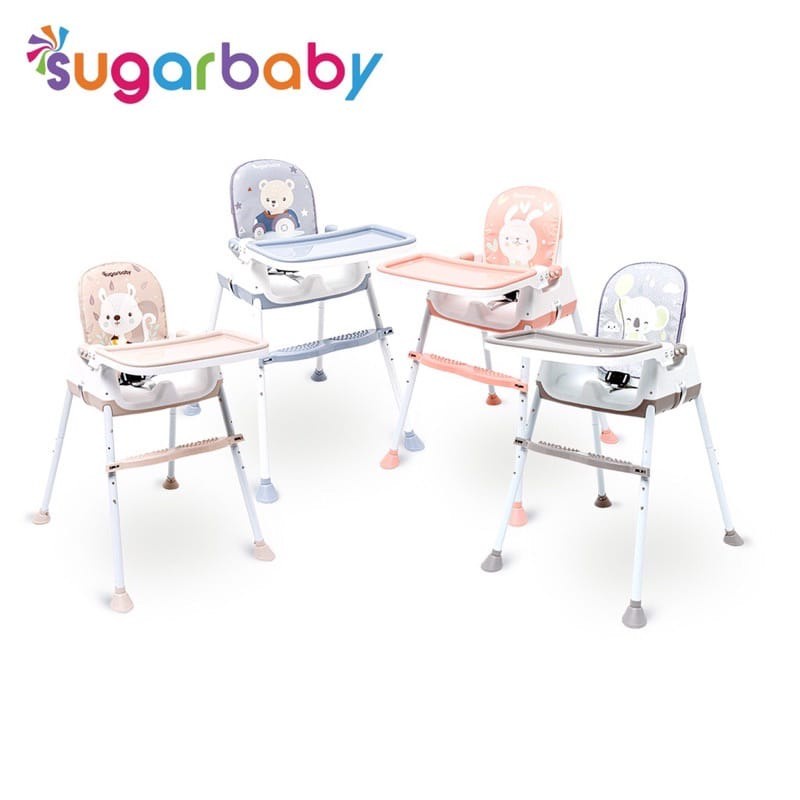 SUGAR BABY Fun Chair Convertible Baby High Chair 6 in 1