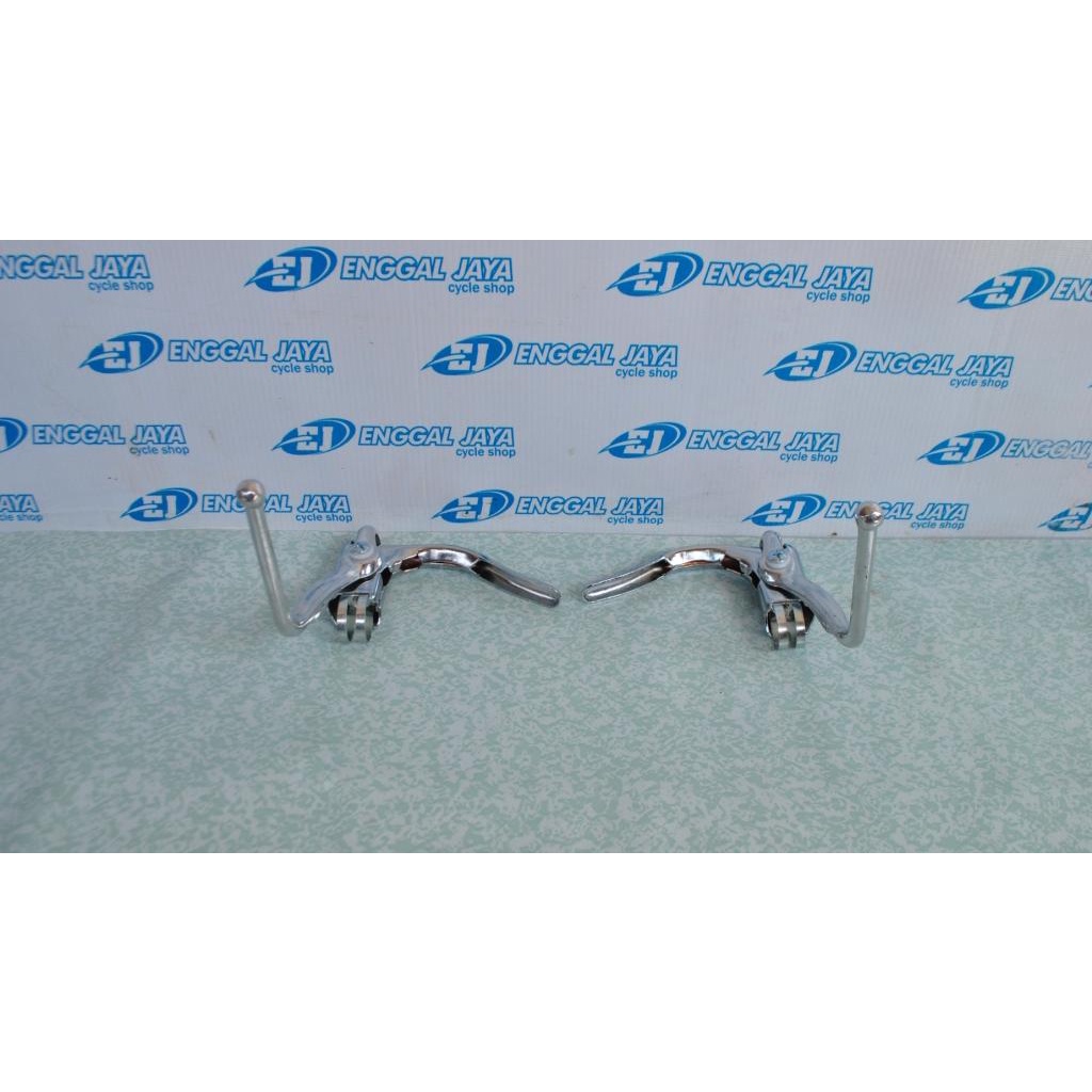 Sepasang Handle Rem Brake Lever Roadbike Fixie Jadul Vintage Klasik - Tuas Rem Balap Jadul Alloy Dou