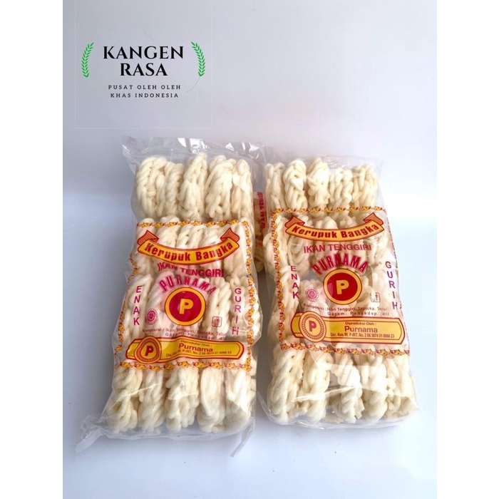 

Kerupuk Bangka Putih Ikan Tenggiri Purnama - Isi 20 Pcs Best Seller
