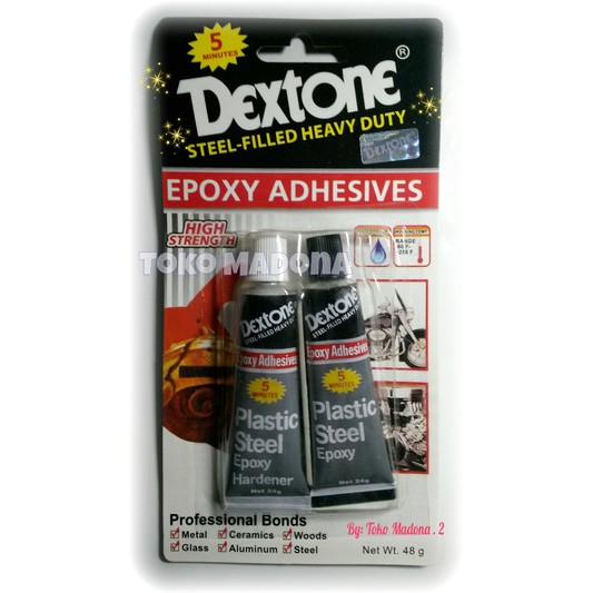 

Lem Campur Dextone Epoxy Adhesives 5 Menit 48 Gram