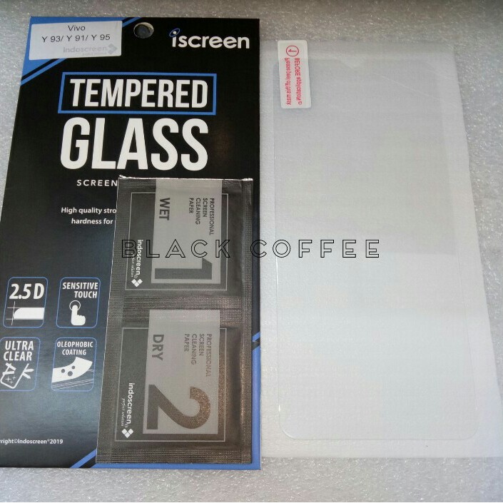 Tempered glass vivo Y91c Y91 Y93 Y95 2019 tempered glass iScreen bening