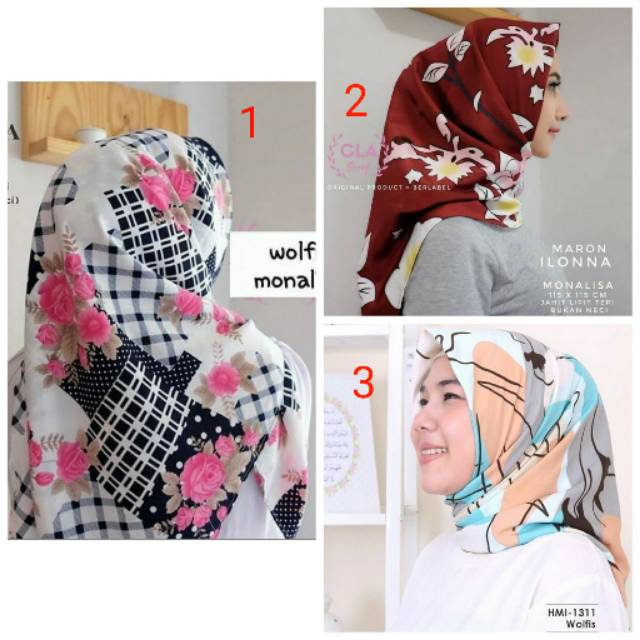 SEGI EMPAT MONALISA WOLFIS MOTIF