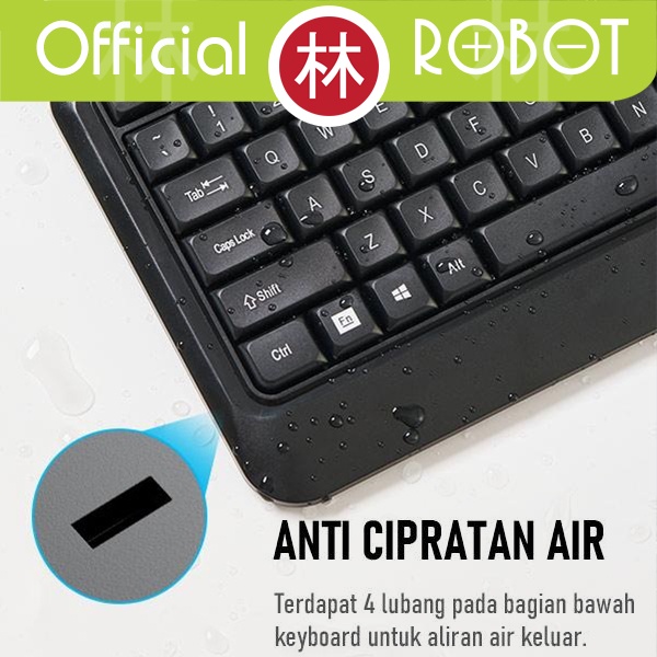 ROBOT KM2600 Wired Keyboard &amp; Mouse Combo Set