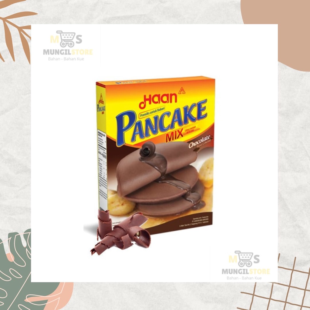 

Haan Pancake Premix Rasa Chocolate 150gr