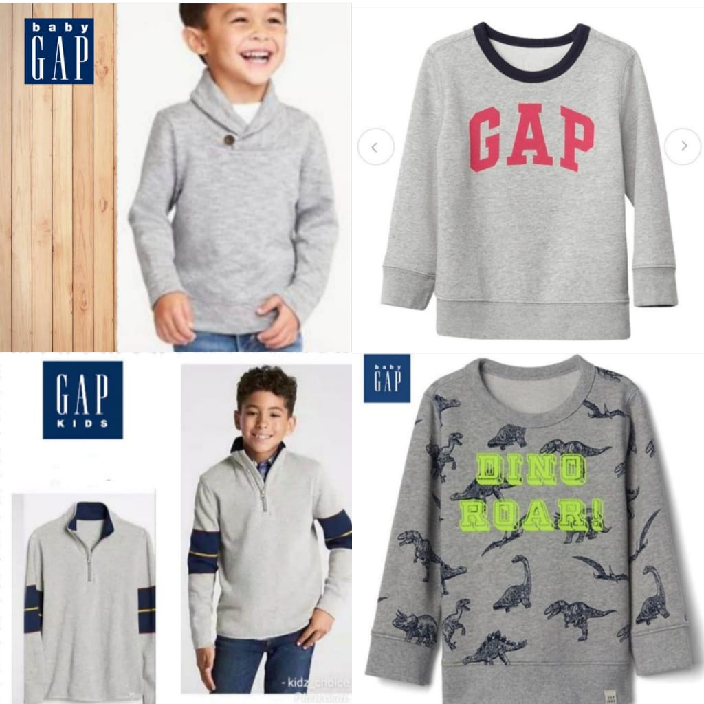 SWEATER ANAK LAKI-LAKI GAP LONG SLEEVE
