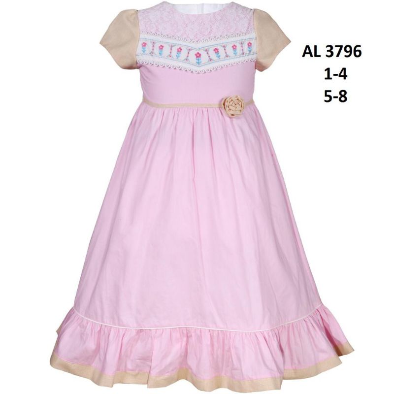 dress anak perempuan/dress anak usia 1-8tahun/dress aliza kids anak perempuan/baju anak cewek/dress/