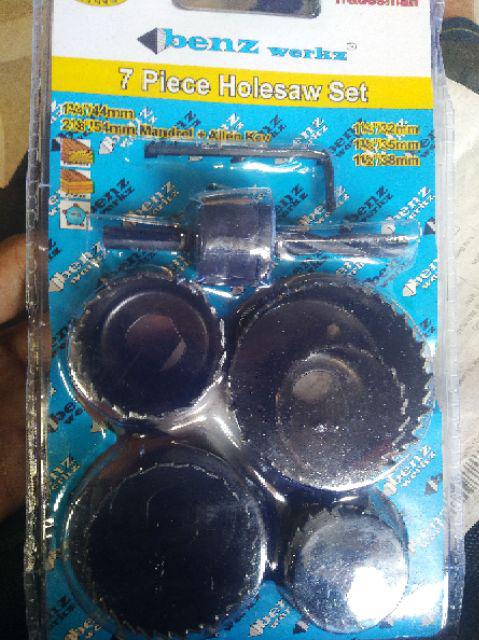 Hole Saw / Mata Bor Lubang Set 7 Pcs