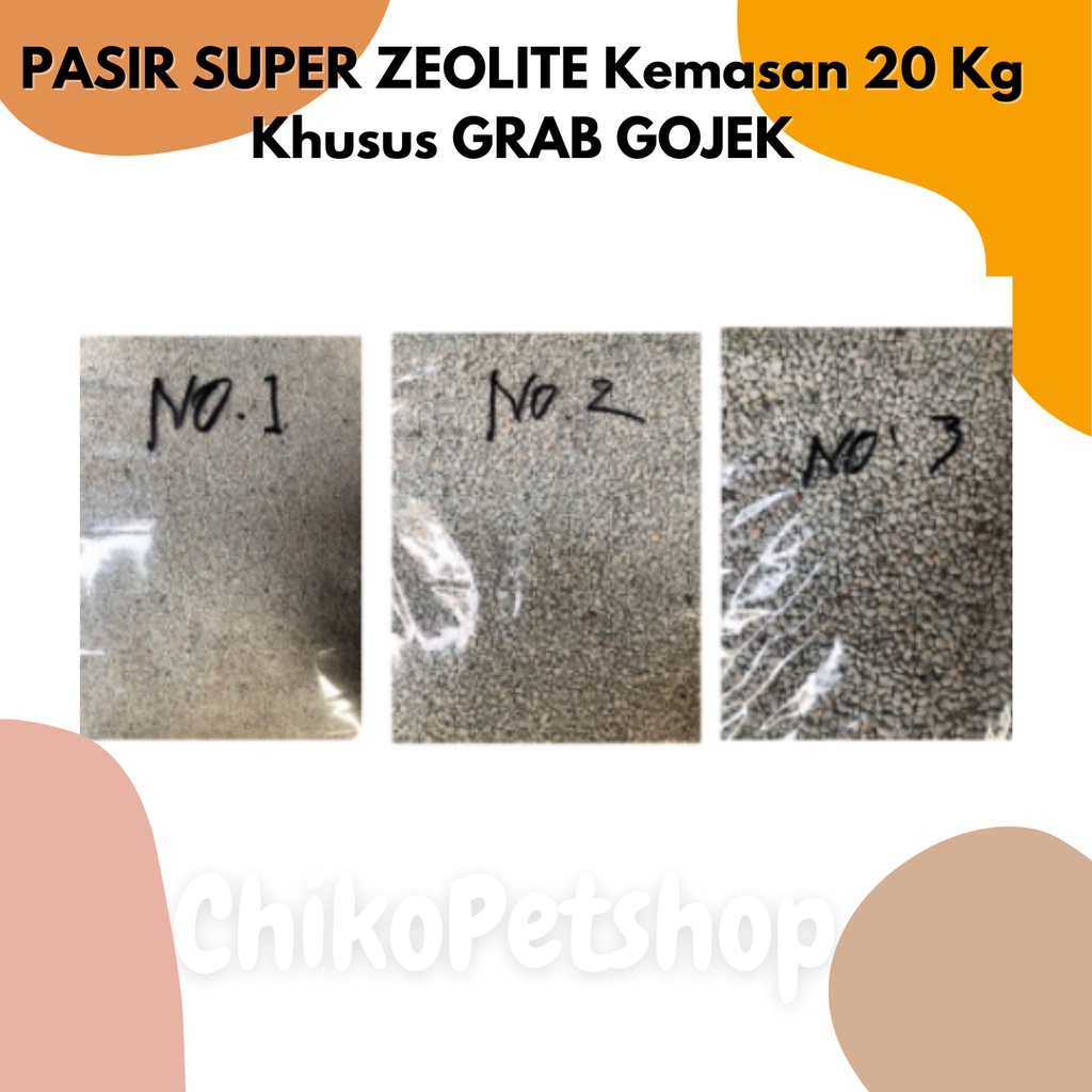 [GRAB GOJEK] SUPER ZEOLITE Pasir untuk Kucing Kemasan 20 Kg