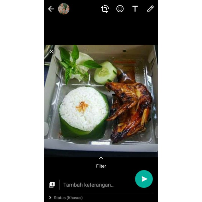 

nasi kotak ayam bakar