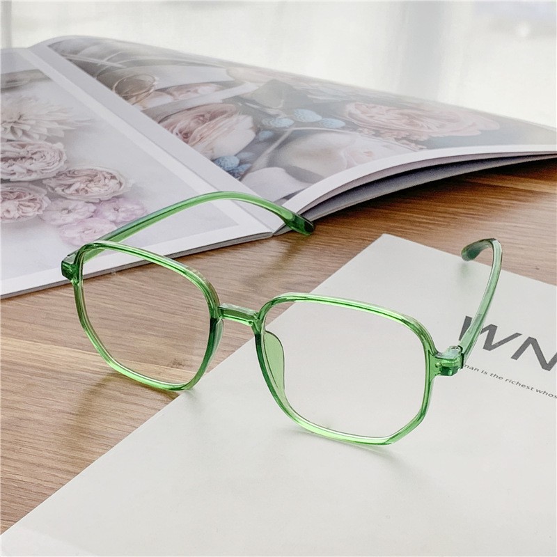 Satu7an KM09 Kacamata Petak Kacamata Fashion Style Korea Kacamata Wanita Frame Lensa Eyeglasses