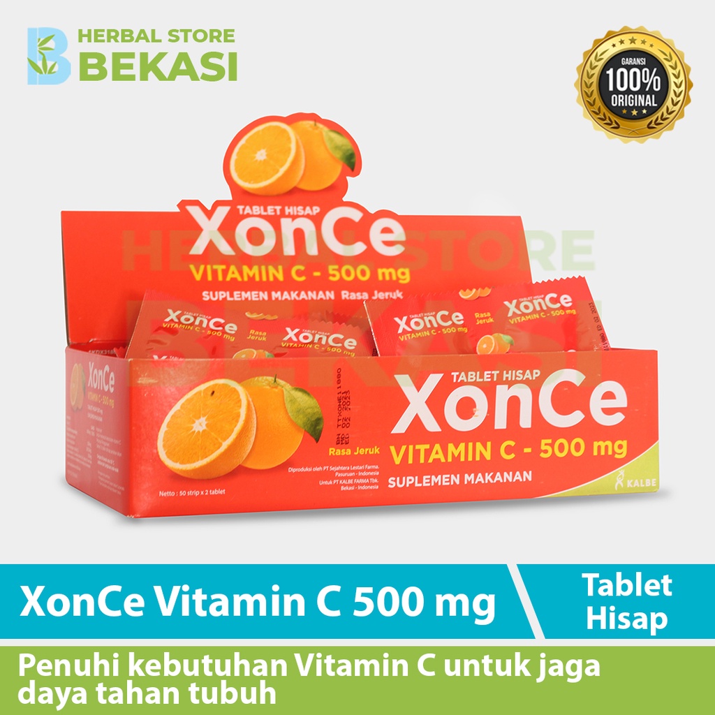 Xonce Vitamin C - 500 mg Asli Original