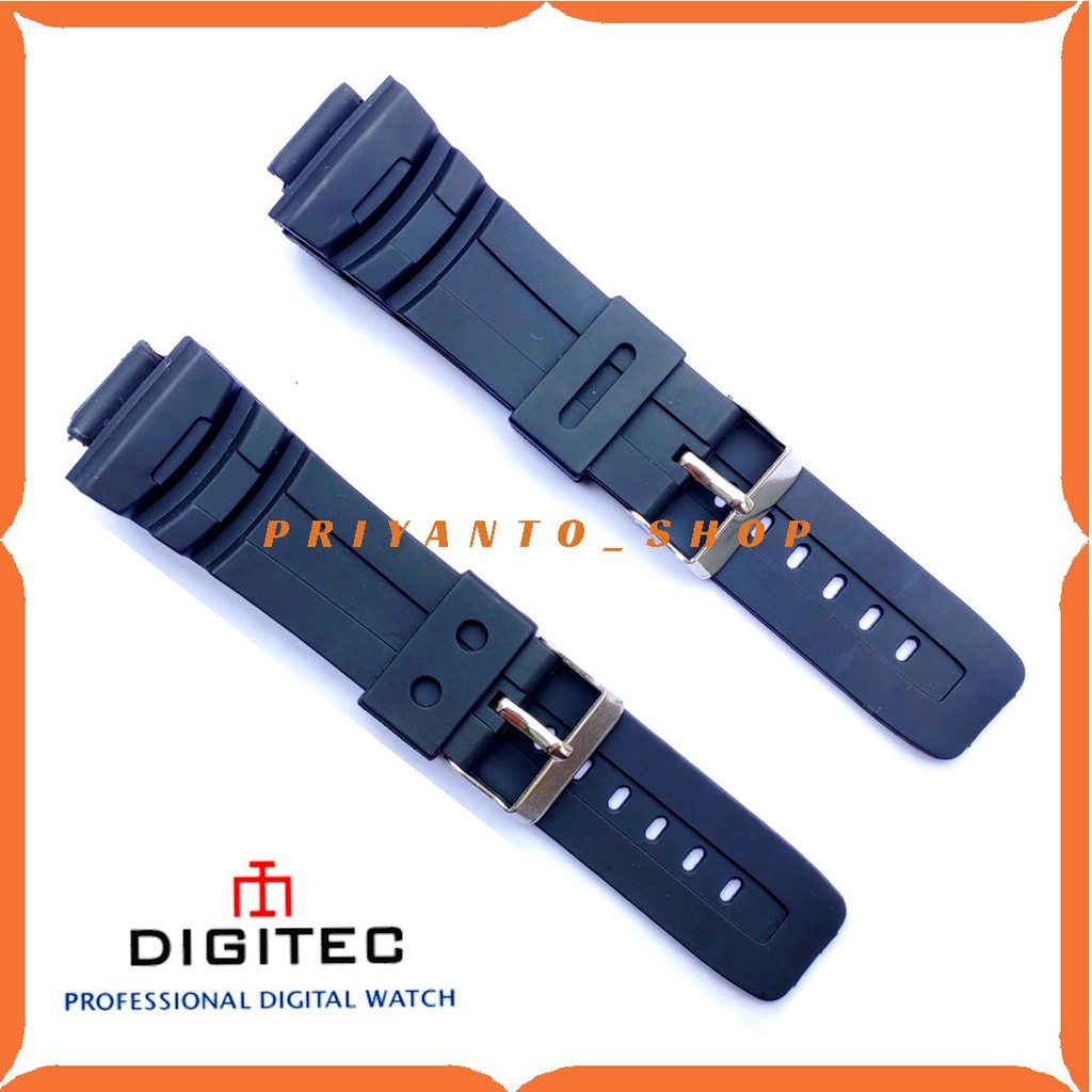 Strap Tali jam Tangan Digitec 3045 Digitec DG-3045T Oem Rubber Watch Digitec 3045