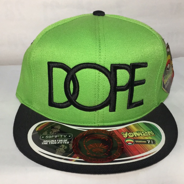 Topi murah pria/wanita ( DOPE hijau hitam )
