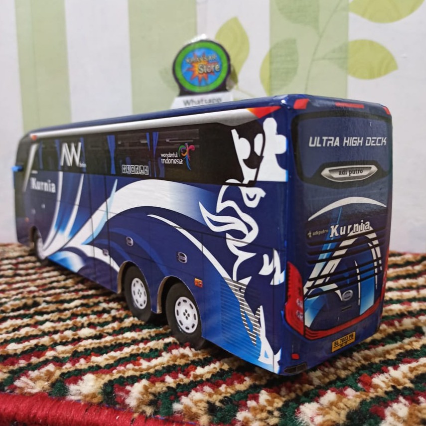 miniatur bus bis KURNIA double deker