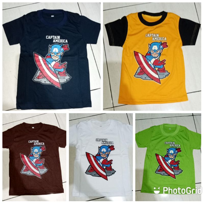 Kaos anak Superhero