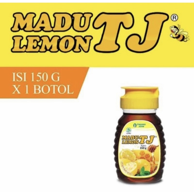 Madu TJ lemon 150 gram ( madu plus lemon menghangatkan tenggorokan )