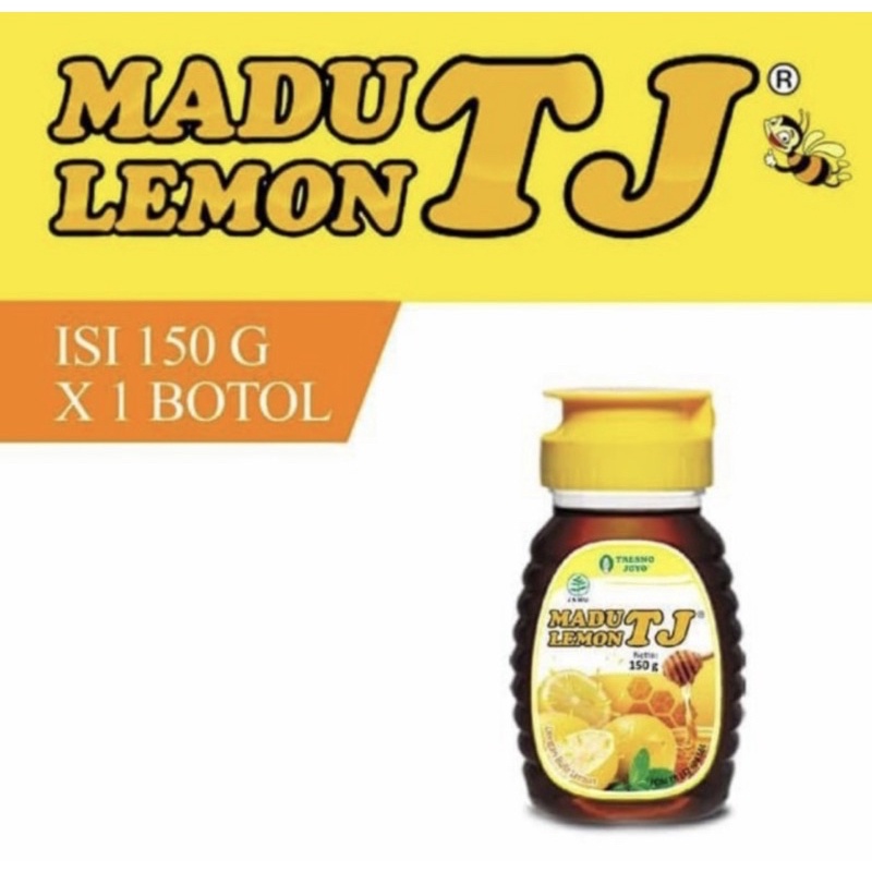 Madu TJ lemon 150 gram ( madu plus lemon menghangatkan tenggorokan )